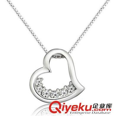 璀璨心意之選 925純銀小愛心鑲鉆鎖骨鏈，工廠直供的生日好禮